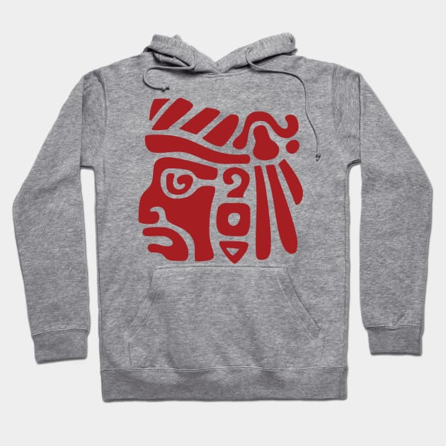 Aztec Warrior Mask Hoodie by XOZ